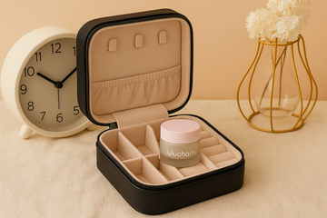 1pcs Single Layer Storage Box Ladies Travel Leather Jewelry Box Classic Black Pure White Fashion Pink Storage Box